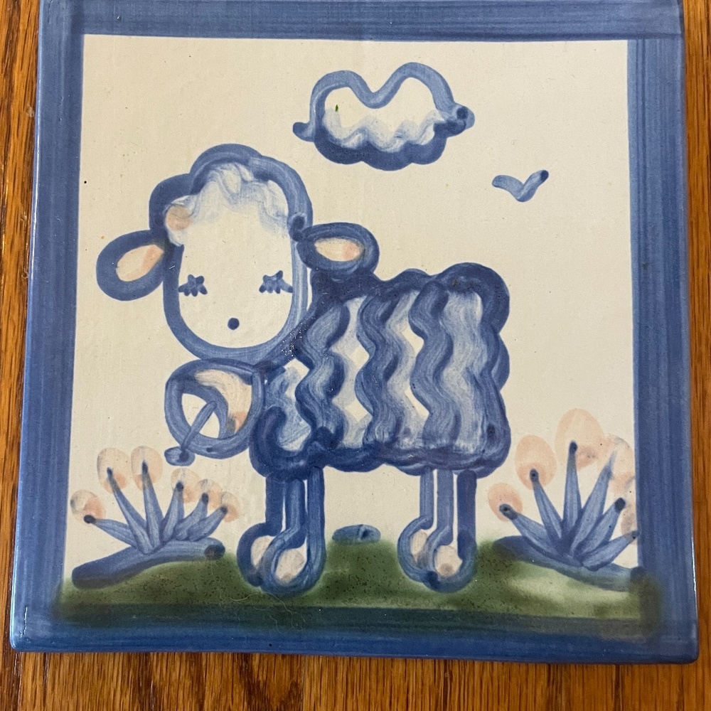 M. A. Hadley Pottery tile